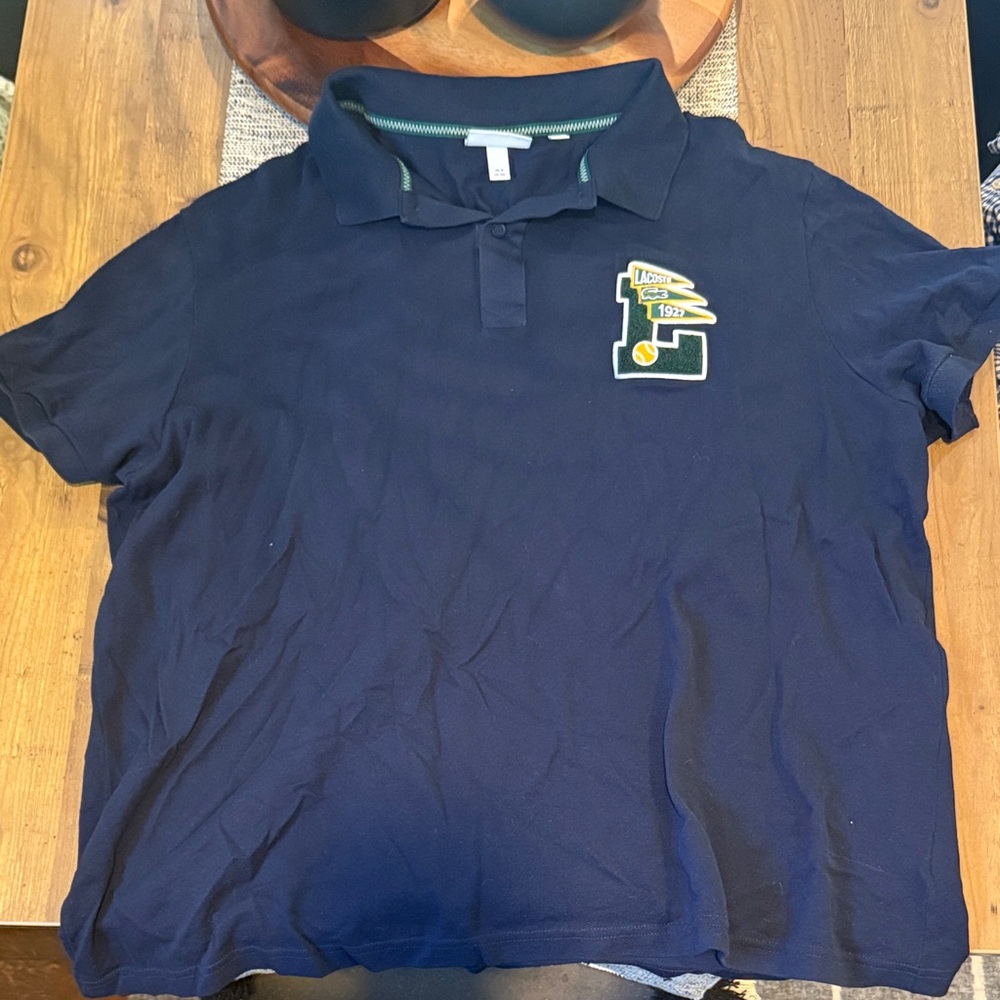 Lacoste Navy Blue Polo Shirt